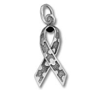 Plain Puzzle Autism Ribbon Pendant