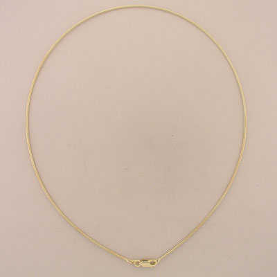 18" 1.2mm Vermeil Omega