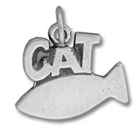Cat with Fish Charm