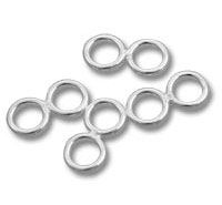 Silver 3mm Double Ring for Extension