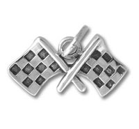 Race Flag Charm