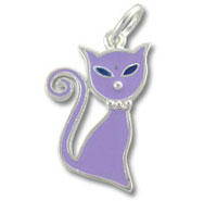 Enamel Cat Charm