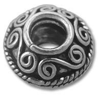 Large Saucer Bali Bead