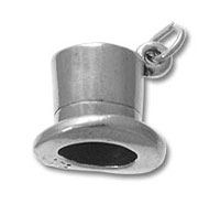 Sterling Silver Spool of Thread Charm