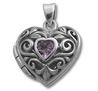 Filigree Heart Prayer Box