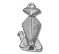 Paper Folded Cat Charm