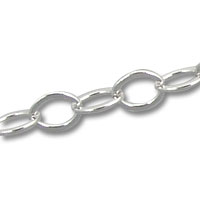 Silver Oval Link Chain
