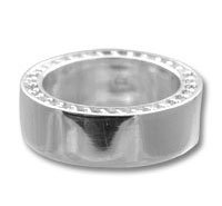 Silver Ring with Clear CZ
