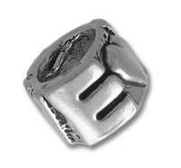 "LOVE" Silver Spacer Bead