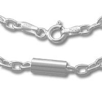 16" Silver Chain Necklace