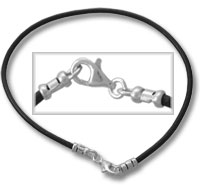 8" Greek Leather Bracelet