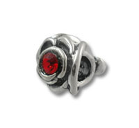 Rose Spacer Bead