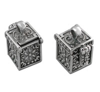 Silver Prayer Box with Designs