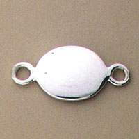 Engravable Oval Medallion Link