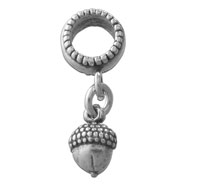 Beaded Spacer Bead with Acorn Nut