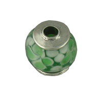 Glass Flower Spacer Bead