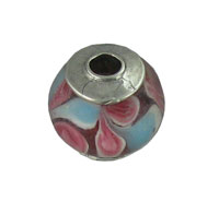 Glass Ballon Design Spacer Bead