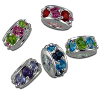 Round Crystal Spacer Bead