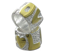 Glod Plated "Love" European Spacer Bead