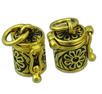 Gold Vermeil Round Prayer Box