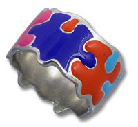 Multi Color Autism Ring