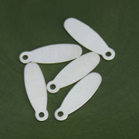 Silver Long Oval Stamping Blank