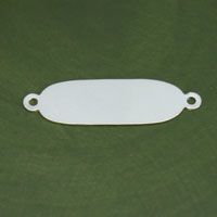 Silver 23mm Oval Stamping Blank