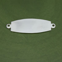 Silver 23mm Oval Stamping Blank