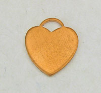 Copper Heart Blank
