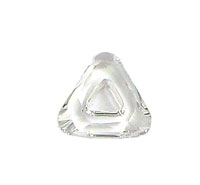 Triangle Crystal Spacer Bead