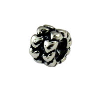 Hearts Spacer Bead