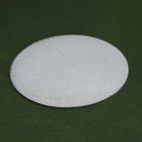 Silver 23mm Oval Stamping Blank