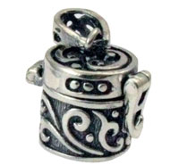 Silver Prayer Box with Designs