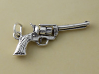 Western Revolver Charm