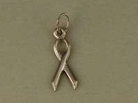 Gold Filled Awareness Ribbon Charm