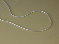 Silver 0.75mm Thin Snake Chain