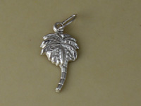 Silver Palm Tree Charm