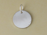Silver 11mm Round Stamping Disc