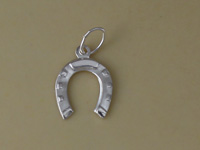 Silver Horseshoe Charm