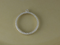 Silver Plated Bezel Finding