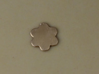 Gold Filled Flower Stamping Blank