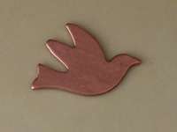 Copper Dove Stamping Blank