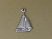 Silver Sailboat Charm