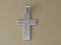 Three Crosses Charm or Pendant