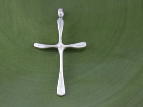 Large Plain Cross Pendant