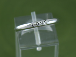 Love Message Band Ring
