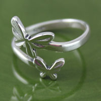 Butterflies Adjustable Ring