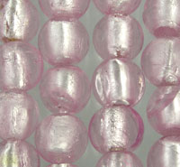 Lite Pink Lampwork Beads