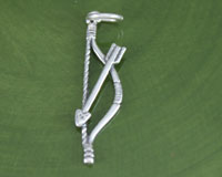 Large Bow and Arrow Charm