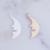 Moon Face Stamping Blank